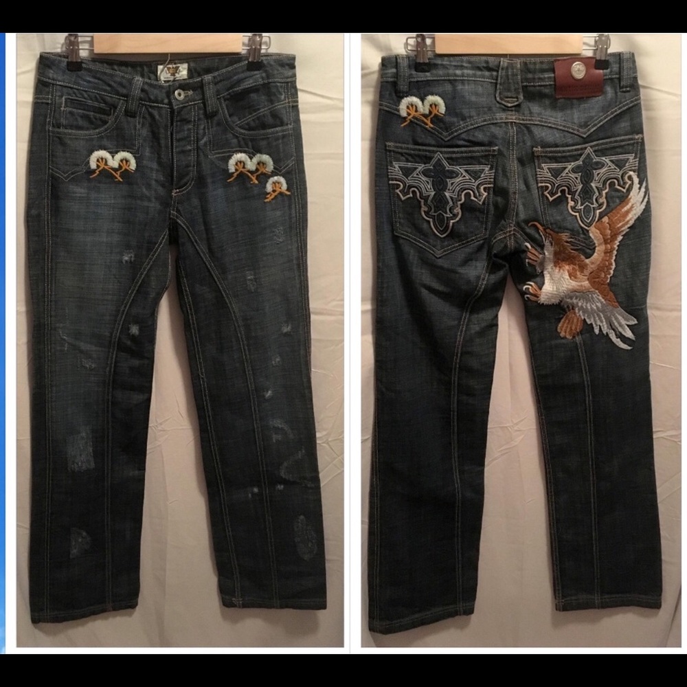 Anti Denim Embroidered Jeans!